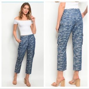 Blue Camo Pants